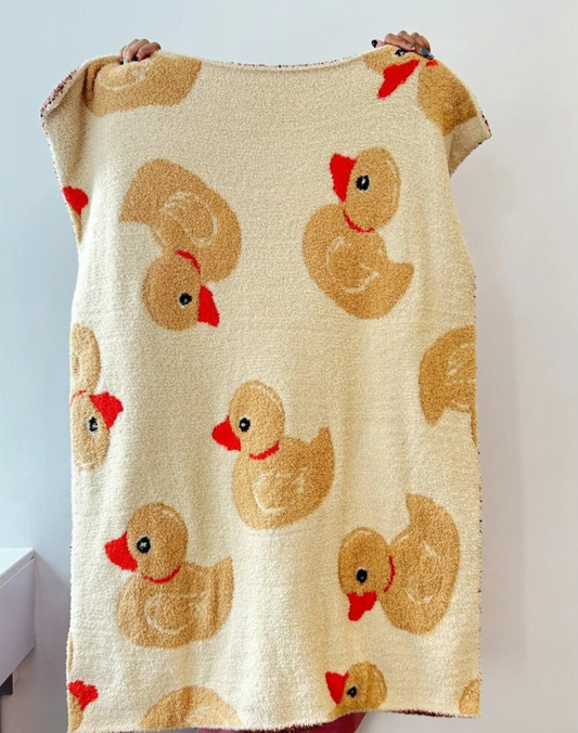 Chenille Blanket, Duckie - Magpies Paducah