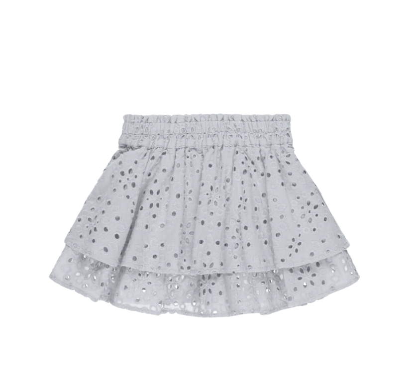 Rose Mini Skirt, Blue | 4-5y