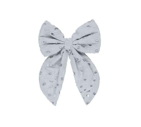 Oversized Bow, Light Blue