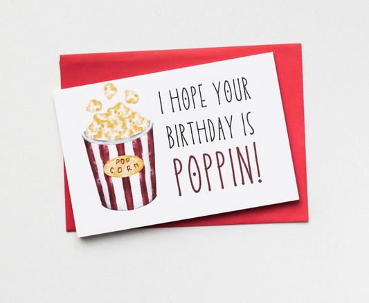 Poppin Birthday Card - Magpies Paducah