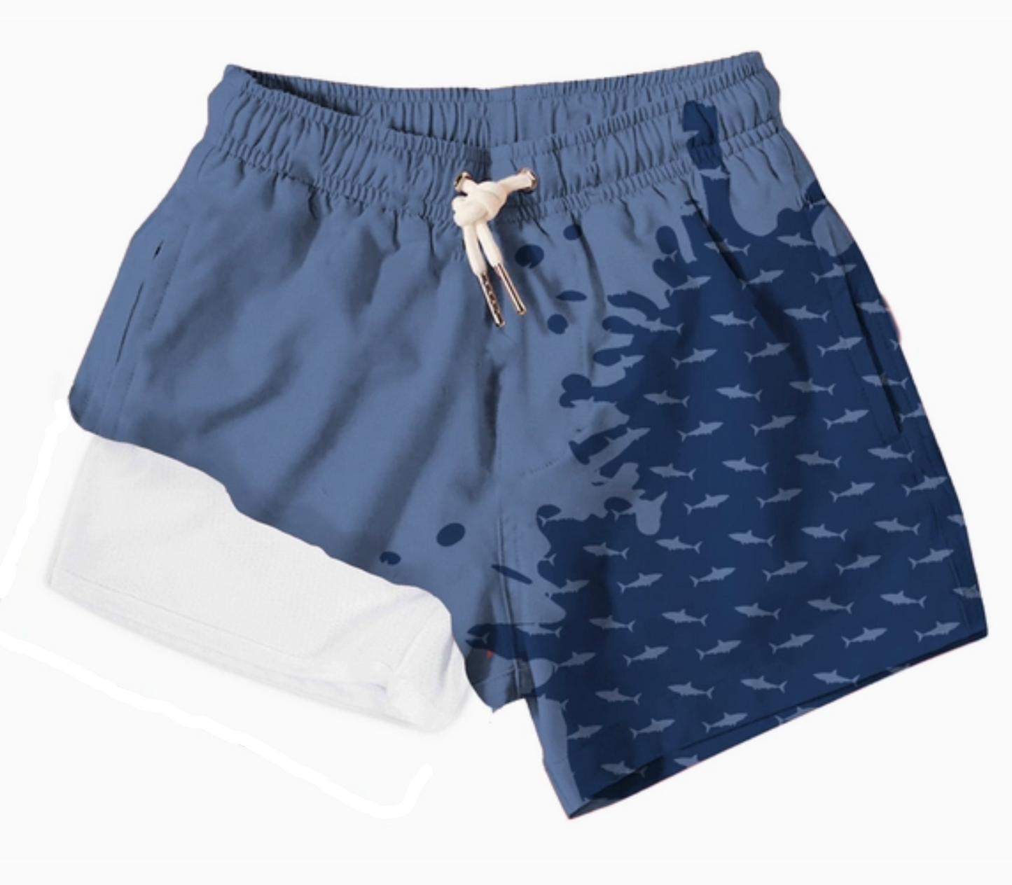 Swim Trunk, Navy to Shark