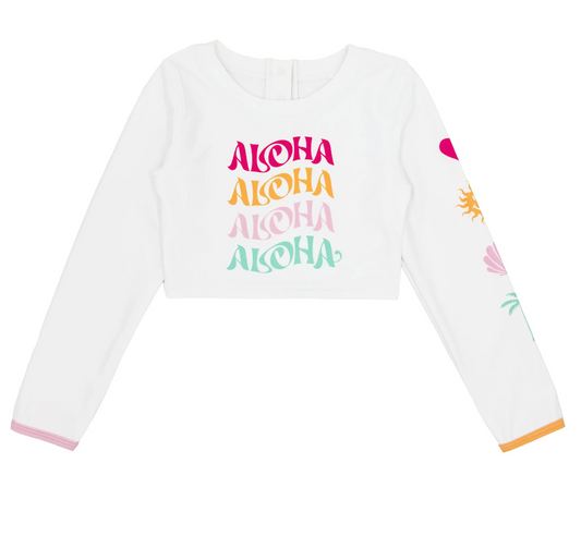 Crop Rashguard, Aloha