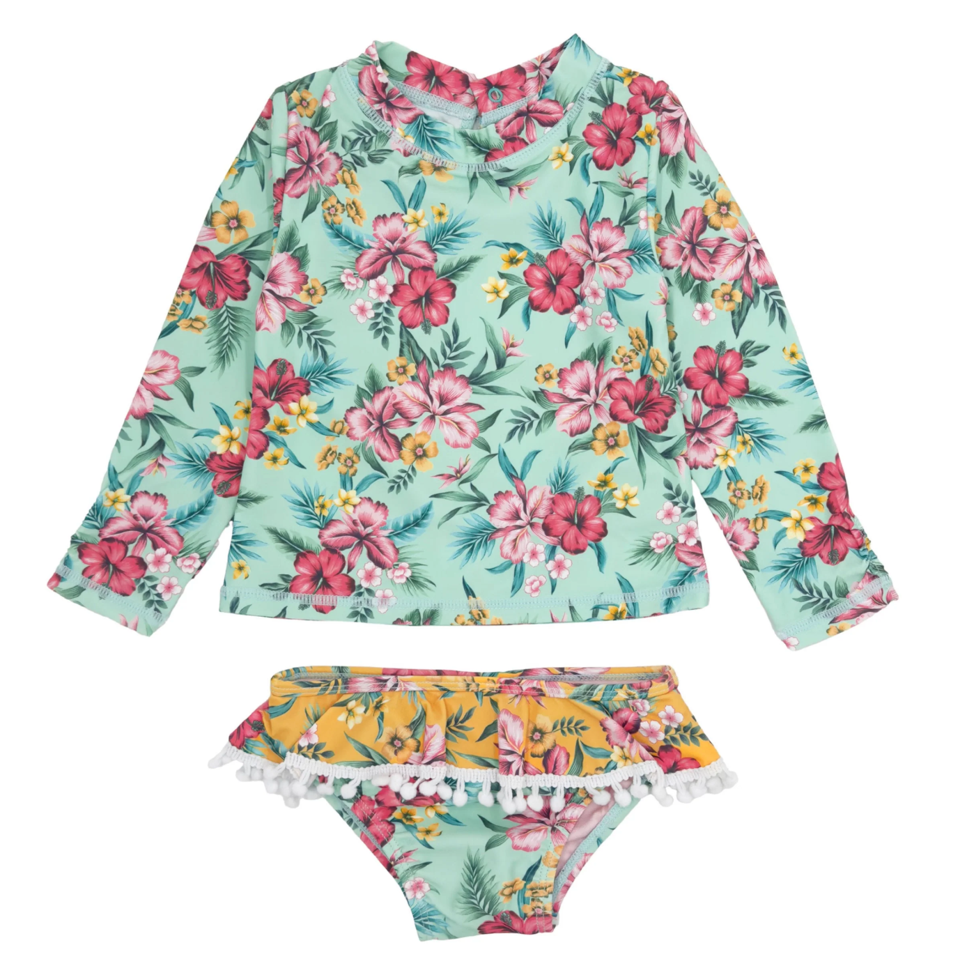 Sandy Toes Swim Set, Beach Glass