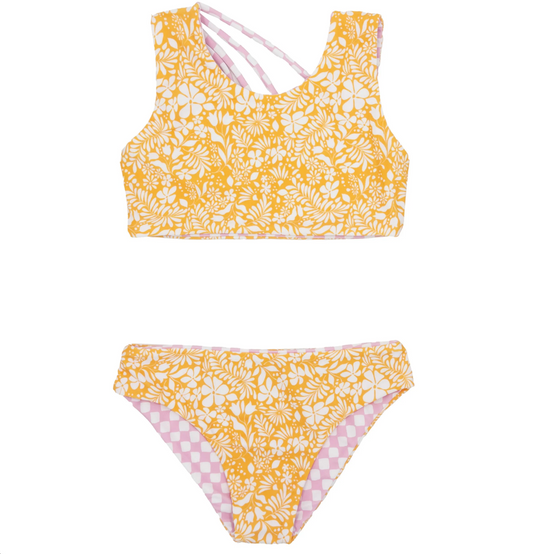 Summer Sun Reversible Bikini, Golden Sun - Magpies Paducah