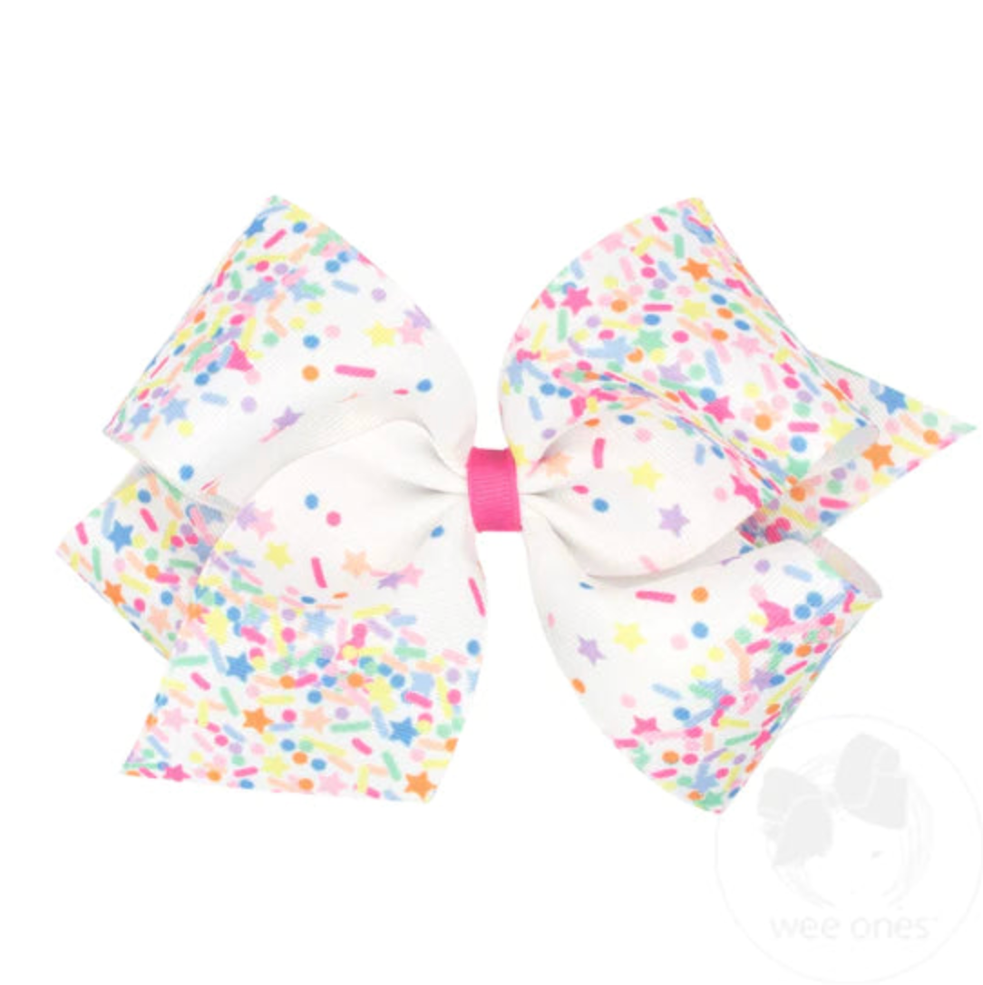 King Print Bow, (Birthday Styles!)