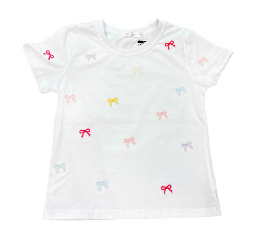 Mini Bows Tee - Magpies Paducah