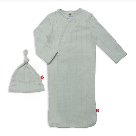 Modal Gown + Hat Set, Seagrass Love Lines - Magpies Paducah