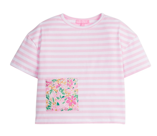 Boxy Tee, Frangipani Pink