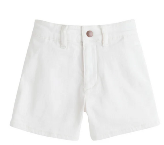Denim Shorts, Ivory - Magpies Paducah