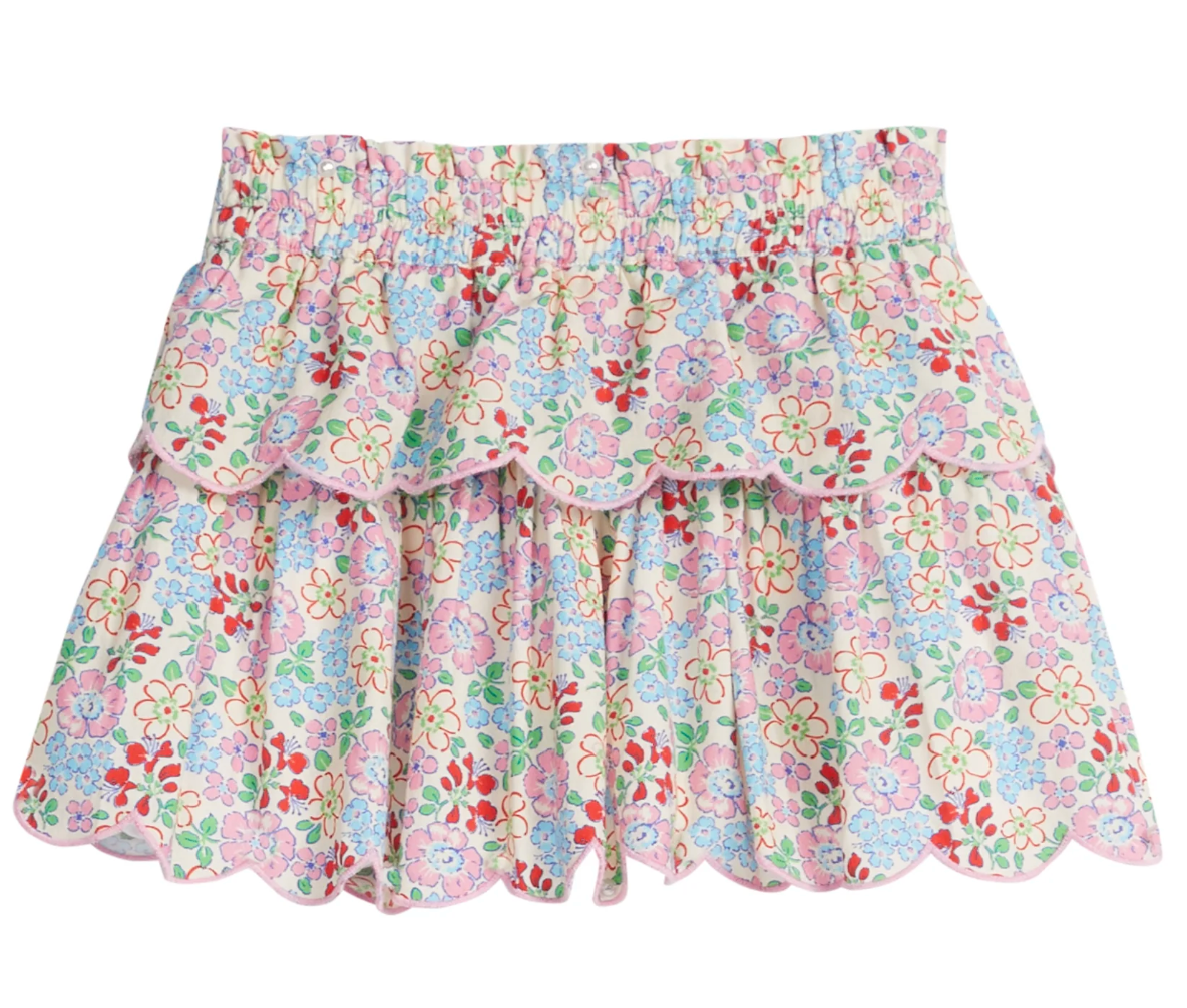 Tiered Skort, Bloomsbury Blossoms