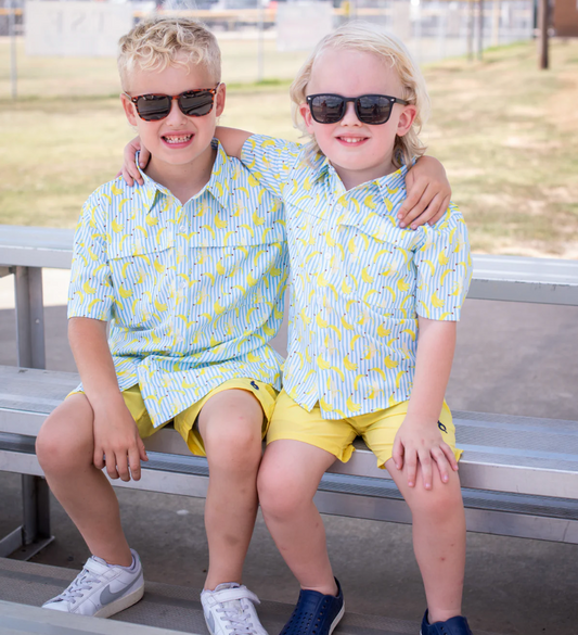 Short Sleeve Shirt, Bananas - Magpies Paducah