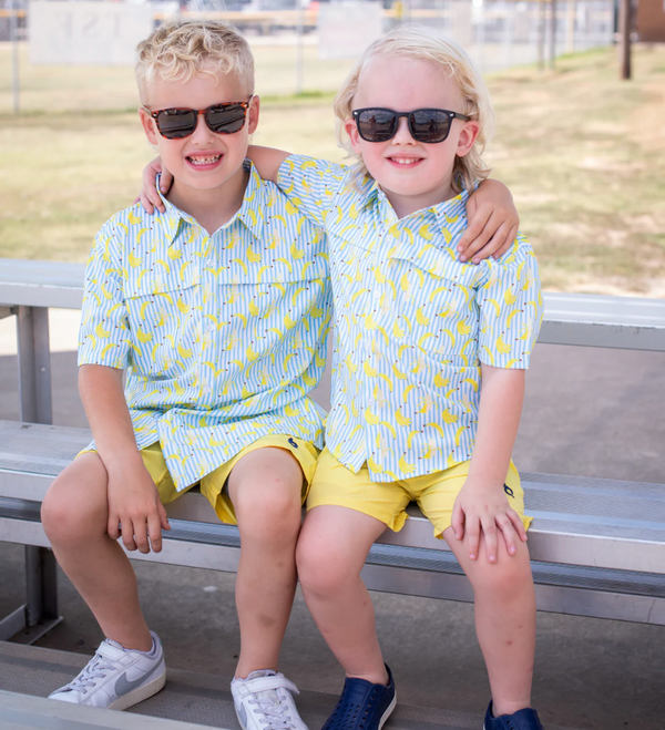 Short Sleeve Shirt, Bananas