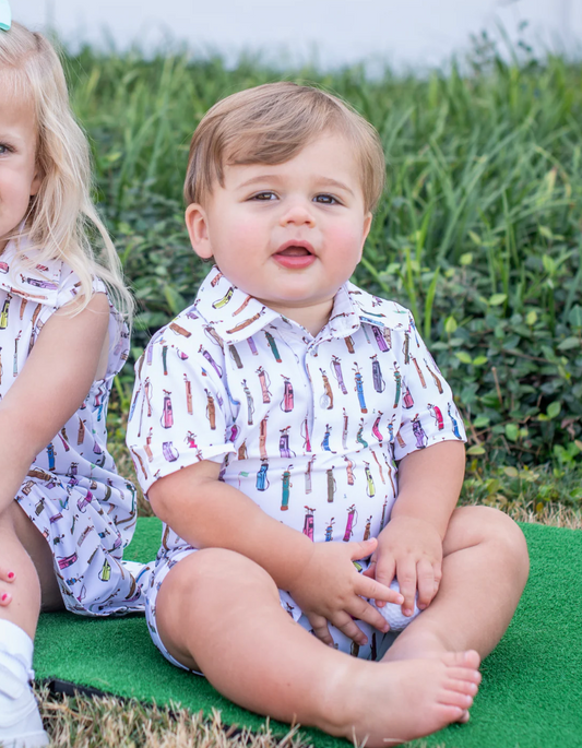 Polo Romper, Golf Bags