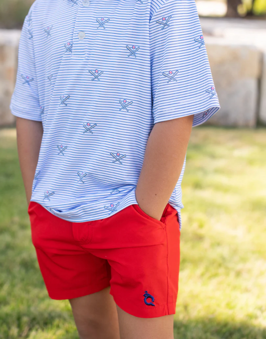 Shorts, Red - Magpies Paducah
