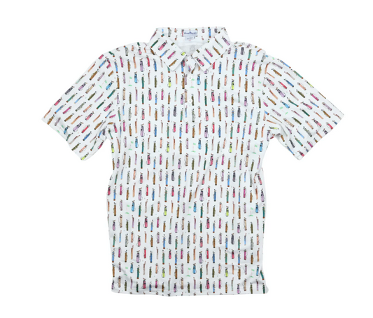 Men's Short Sleeve Shirt, Golf Bags