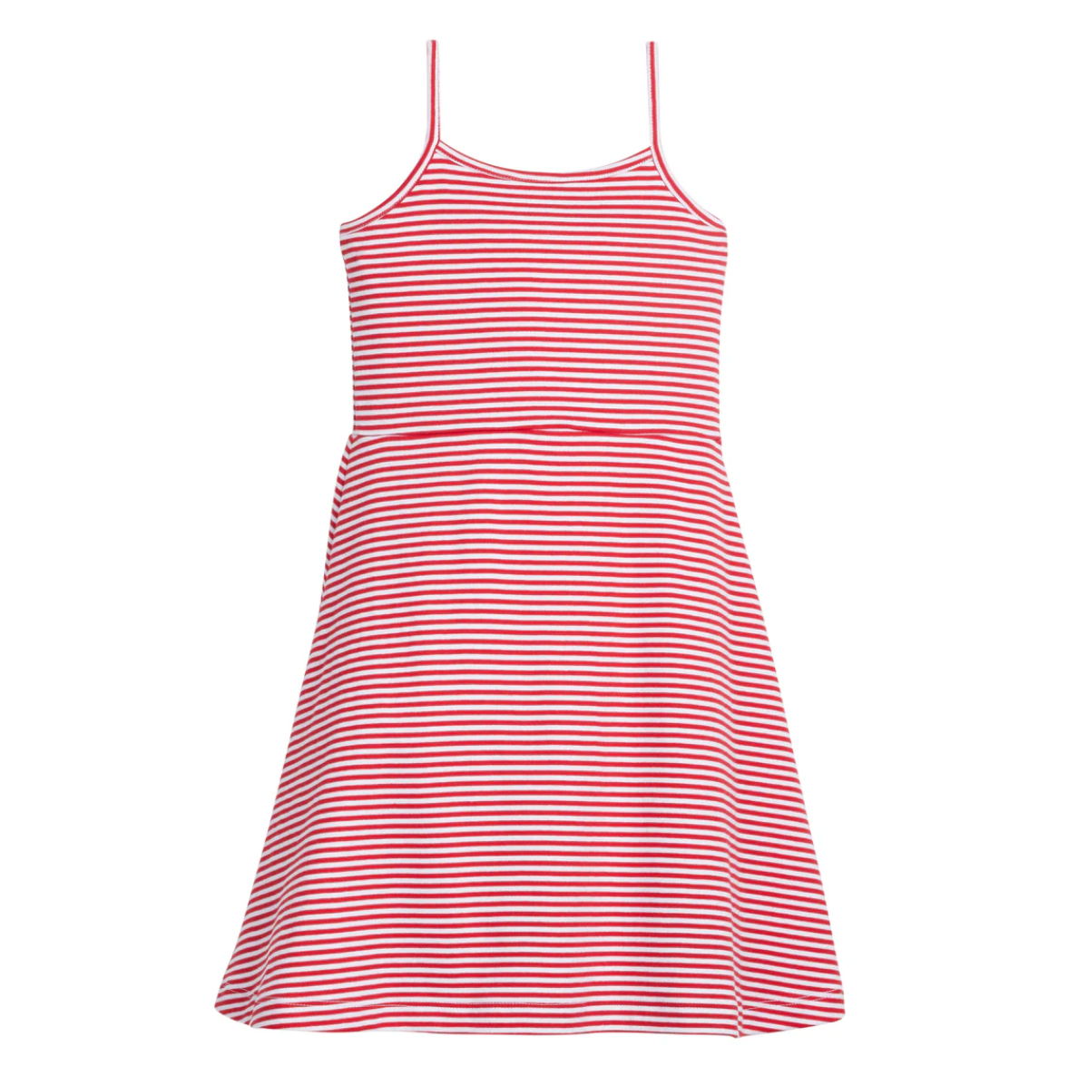 Strappy Sundress, Red Stripe