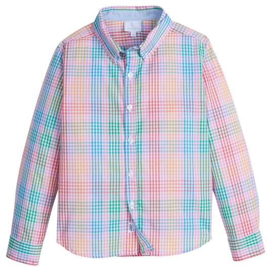 Button Down Shirt, Preppy Plaid