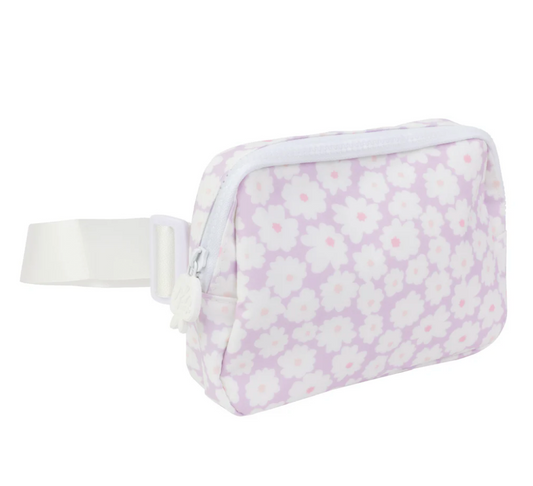 Crossover Belt Bag, Lavender Daisy