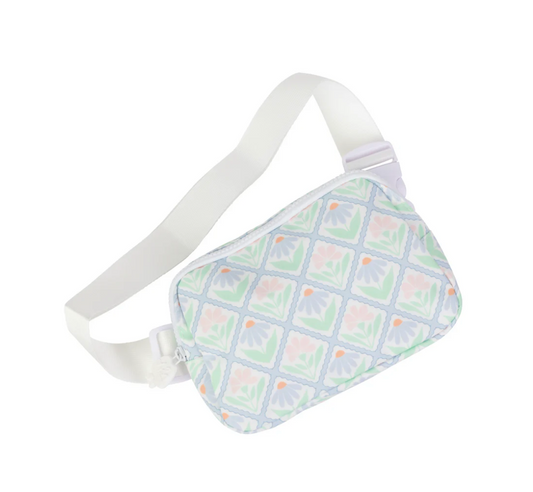 Crossover Belt Bag, Pastel Floral