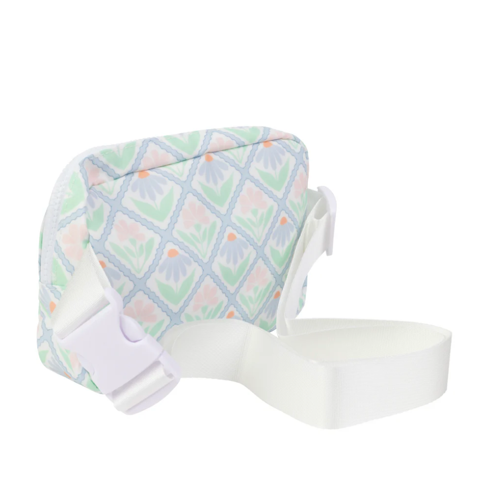 Crossover Belt Bag, Pastel Floral