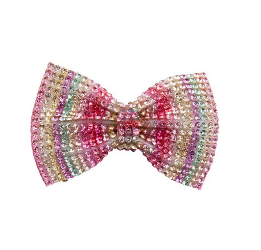 Boutique Gem Bow Hairclip - Magpies Paducah