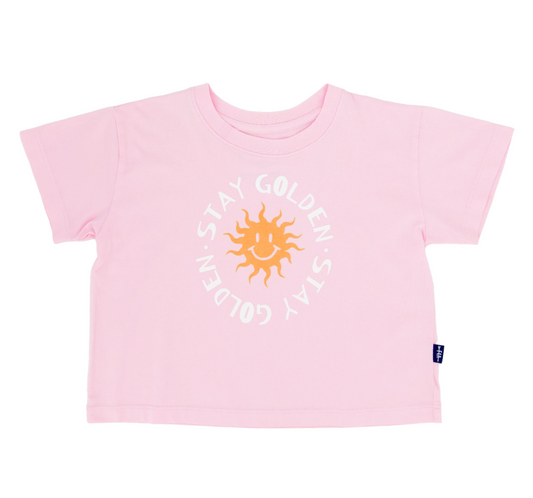 Crop Tee, Stay Golden - Magpies Paducah
