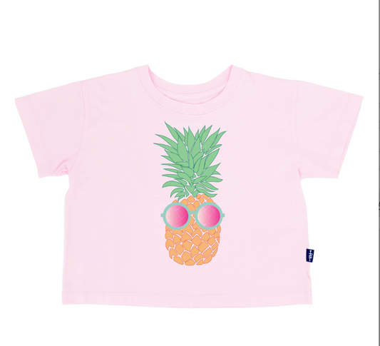 Crop Tee, Pineapple - Magpies Paducah