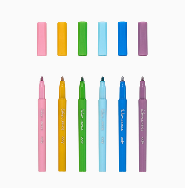 Silver Linings: Colorful Outline Markers