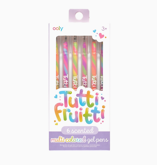 Tutti Fruitti: Scented Multi-Colored Gel Pens - Magpies Paducah