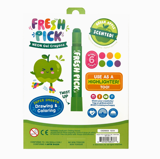 Fresh Pick: Apple Scented Gel Crayons - Magpies Paducah