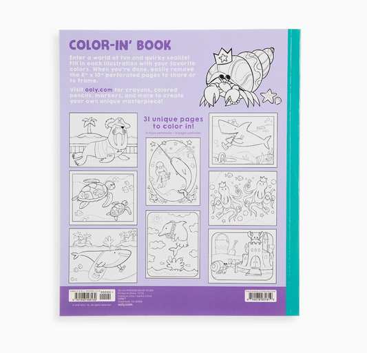 Color In Book, Outrageous Ocean - Magpies Paducah