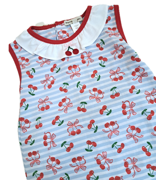 Ruffle Short Set, Cherry - Magpies Paducah