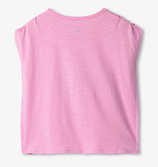 Cinched Shoulder Top, Lilac Shell - Magpies Paducah