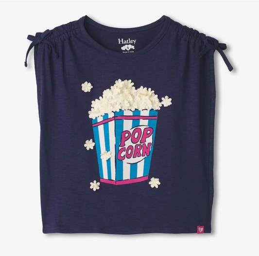 Cinched Shoulder Top, Popcorn - Magpies Paducah