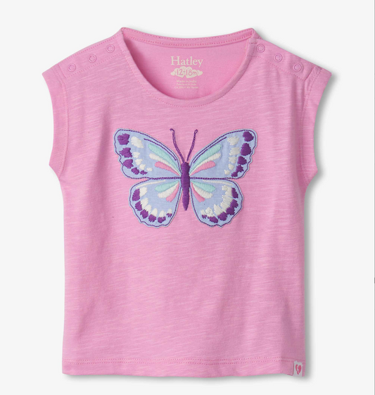 Snap Up Tee, Painted Butterfly - Magpies Paducah