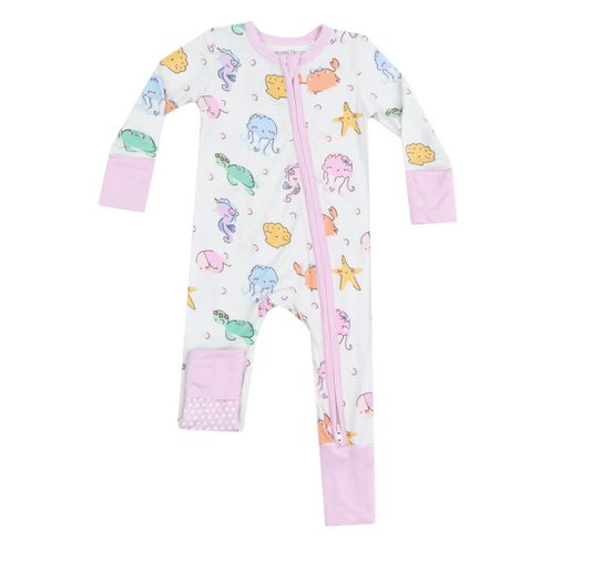 Zipper Romper, Cutie Sea Creatures - Magpies Paducah