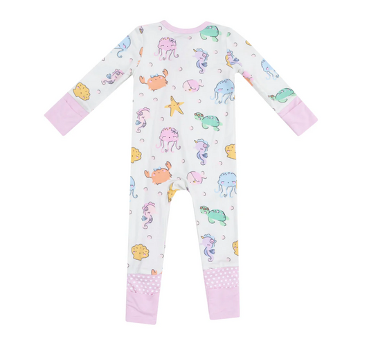 Zipper Romper, Cutie Sea Creatures - Magpies Paducah