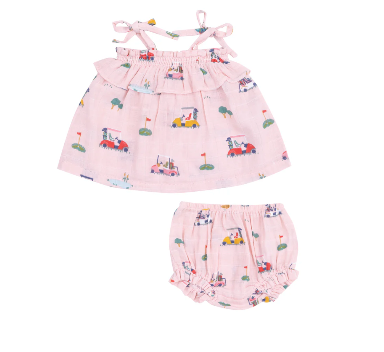 Ruffle Top & Bloomer, Golf Cart Cuties - Magpies Paducah