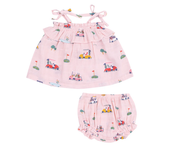 Ruffle Top & Bloomer, Golf Cart Cuties - Magpies Paducah
