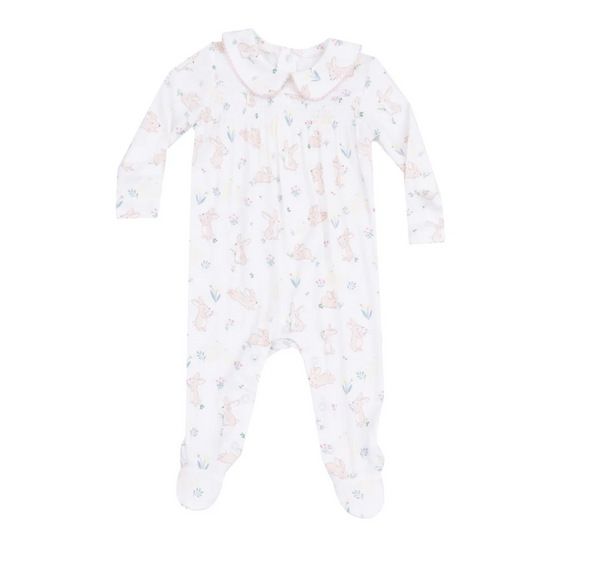 Smocked Peter Pan Footie, Bunny and Duck - Magpies Paducah