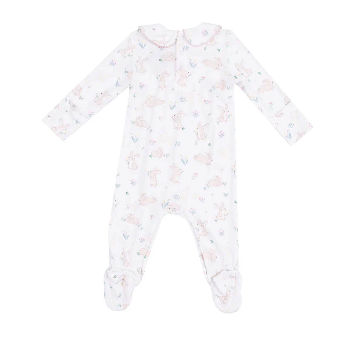 Smocked Peter Pan Footie, Bunny and Duck - Magpies Paducah