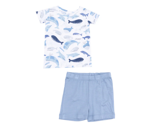 PJ Short Set, Blue Whales - Magpies Paducah