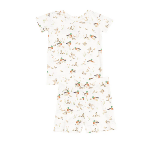 PJ Short Set, Duckling Families - Magpies Paducah