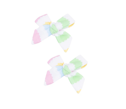 Hair Bow 2-Pack, RicRac Stripe - Magpies Paducah