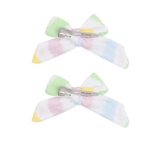 Hair Bow 2-Pack, RicRac Stripe - Magpies Paducah