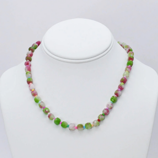 Camo Girly Gemstone Necklace - Magpies Paducah