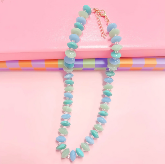 Minty Splash Necklace - Magpies Paducah