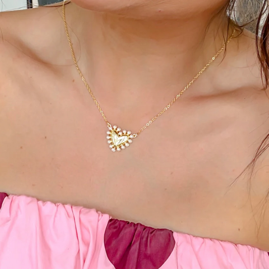 Cute Love Gold Necklace