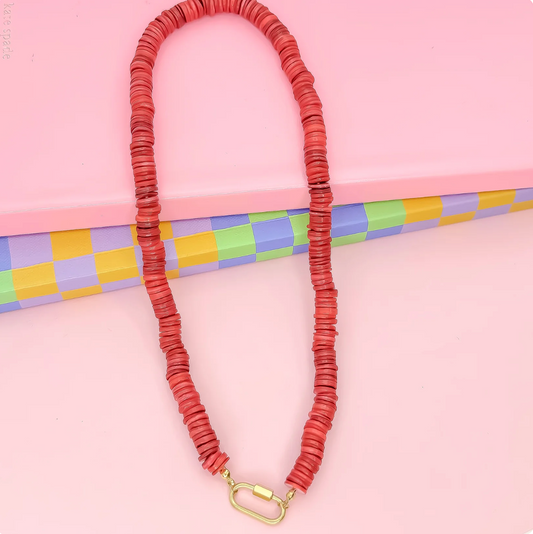 Red Velvet Vibes Gemstone Necklace - Magpies Paducah