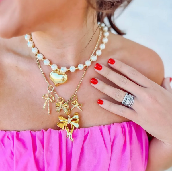 Chic Bow Charm - Magpies Paducah